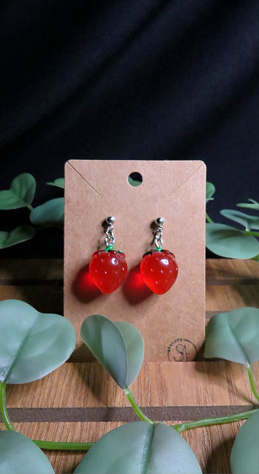 Earrings strawberry